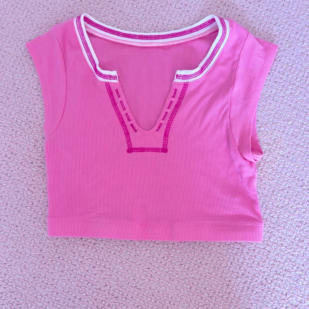 Pink top